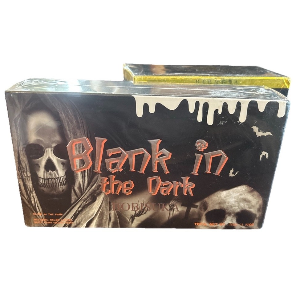 BOBISUKA BLANK IN THE DARK 2PC BLACK & WHITE FACE PAINT NEW IN BOX  UNOPENED